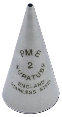 PME ST2 Bocchetta Decorativa Professionale Acciaio Inossidabile Argento 1.7 - Immagine 1 di 4