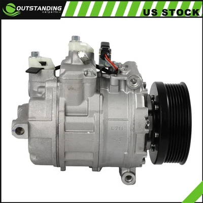 ✅A/C Compressor W/ 7 Grooves for Volkswagen Passat Phaeton Touareg 2002-2010 - Image 1 of 4
