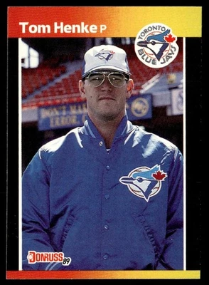 1989 Donruss Tom Henke Toronto Blue Jays #385 - Image 1 of 2