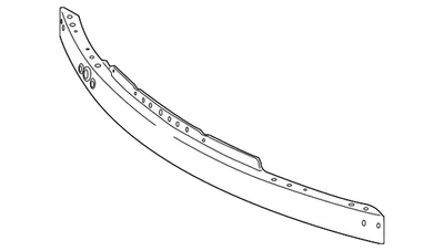 Barra de impacto original Mercedes-Benz 212-620-20-00 Foto 1 de 3