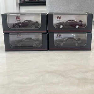 Kyosho 1/64 Scale Nissan GT-R 50th Anniversary Miniature 4 Car Set 2019 LESEN - Bild 1 von 24