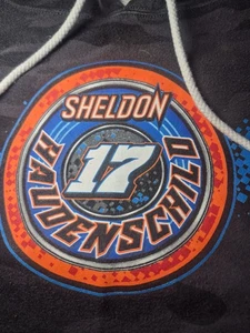 Herren Xl Sheldon Haudenschild #17 Kapuzen Camouflage Sweatshirt - Bild 1 von 16