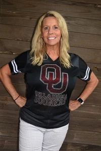 Oklahoma Sooners Strass Bling Jersey XS S M L XL XXL 3X 4X - Bild 1 von 9