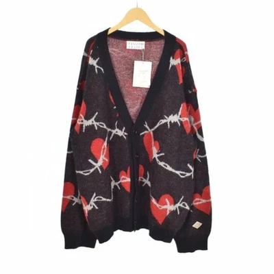 Conductor el conductorH 21AW MOHAIR KNIT CARDIGAN 2 Black PD21AN01 Shoulder Used - Image 1 of 4