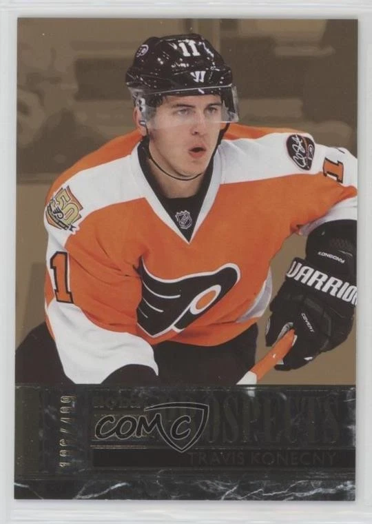 2016 Fleer Showcase SkyBox Premium Prospects /499 Travis Konecny #S2 Rookie RC - Image 1 of 2