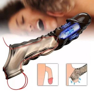 Juguete Sexuales Para El Pene de Hombre Vibrador De Anillo Para Mujer Clítoris Foto 1 de 4