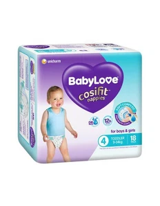 Babylove Cosifit Toddler Convenience Nappies 18 Pack x 4 - Picture 1 of 1
