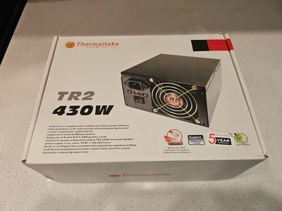 Fuente de alimentación Thermaltake PC ATX 430W probada W0070RUC TR2-430NL2NC TR2-430 SATA Foto 1 de 3