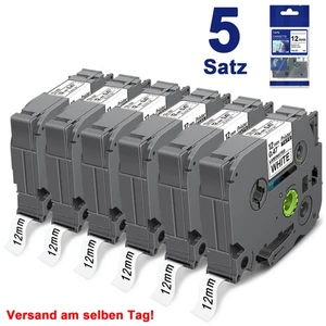 5x Cinta TZe-231 12mm para Brother P-Touch PT-E100 1000 H105 H100LB H107B - Imagen 1 de 14