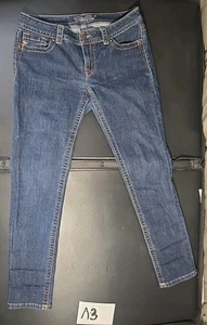 MISS ME Denim Women's Stretch Mid Rise Skinny Jeans 32" Waist 29" Inseam Rinse - Picture 1 of 6