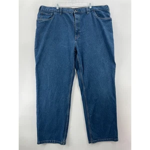 Harbor Bay Men’s Jeans Size 48x31 Blue Medium Wash Straight Leg Jeans - Picture 1 of 9