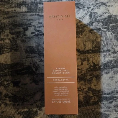 KRISTIN ESS HAIR Terracotta Color Depositing Conditioner 6.7 Oz NEW — 第 1/2 张图片
