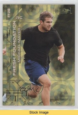 2023 Skybox Metal Universe Champions Gold Spectrum Michael Mayer Rookie RC READ - Image 1 of 3
