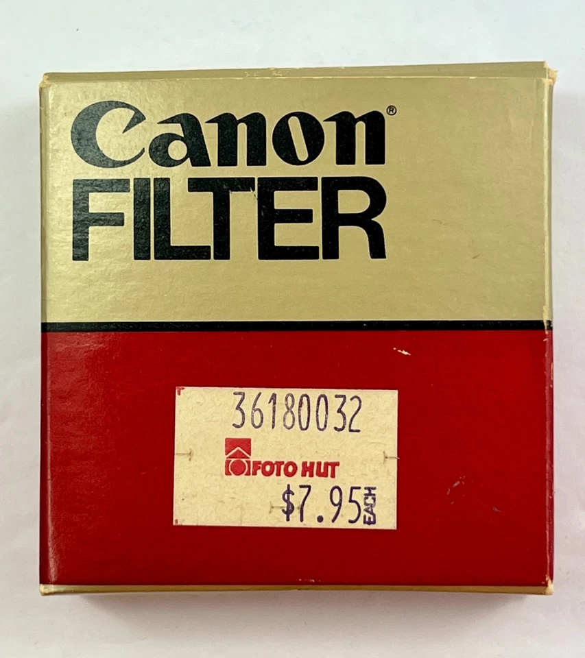 NIB NOS Canon 52mm skylight 1x Filter Screw-in For Canon EF FD Lens w/Case   S3 - Image 1 of 3