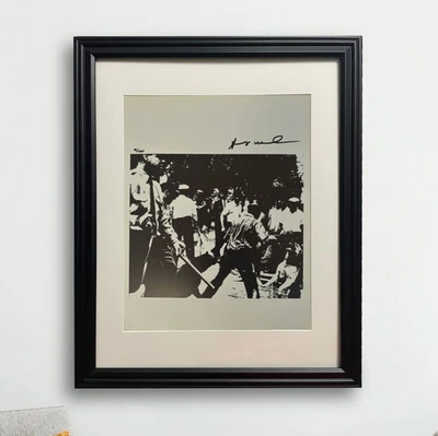 Andy Warhol Hand-Signed Original Print With COA & +$3,500 USD Appraisal Included - Image 1 of 4
