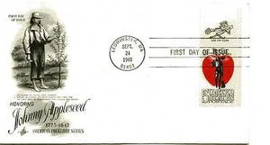 1317 Johnny Appleseed, ArtCraft 'Usar código postal', FDC - Imagen 1 de 1