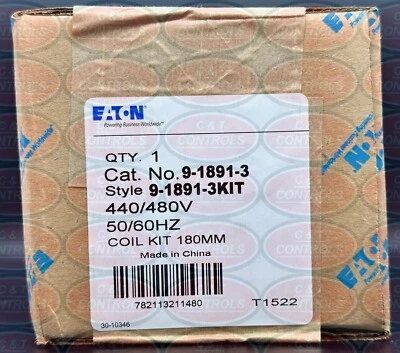 Eaton 9-1891-3 COIL, 180MM , SZ3-5, 480V/440V New In Box USA Stock - Image 1 of 4