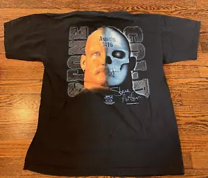 Vintage 1990’s Stone Cold Steve Austin 3:16 Face Skull T-Shirt Size Large 1997 - Picture 1 of 12
