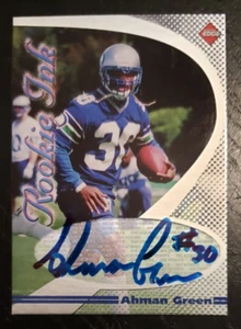 1998 Collector's Edge First Place Rookie Ink #13 Ahman Green Team: Seattle - Picture 1 of 4