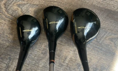 De colección Wilson Staff II 1,3,5 Madera Mano Derecha Aqua-Tite Strata-Bloc Epoloc Cara Foto 1 de 4