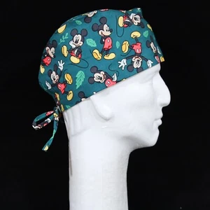 Dancing Mickey All Over Theme Scrub Hat - Picture 1 of 1