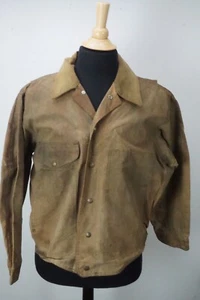 Filson 420Cotton Tin Cloth Short Cruiser Jacket VINTAGE Made in USA Sz M - Imagen 1 de 8