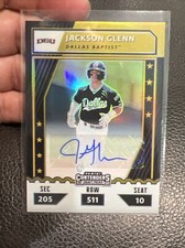2021 Elite Extra Edition College Tickets Optic Jackson Glenn Gold Auto 9/10