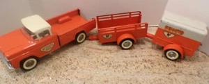 SET 3 PEZZI U-HAUL NYLINT CON CAMION FORD F150 PU E 2 RIMORCHI U HAUL VINTAGE - Foto 1 di 5