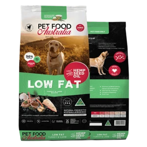Low Fat Dry Dog Food - Grain Free Turkey & Lamb with Hemp Seed Oil - 20kg - Picture 1 of 6