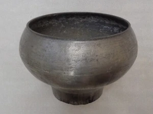 Antiker Kessel Bohnentopf 2,4 GAL Vintage Koch Herd Schüssel Pfanne Primitiv Gussmetall - Bild 1 von 13