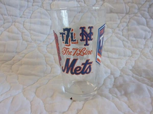 NEW YORK NY METS THE 7 LINE ARMY PINT BEER GLASS STEIN MUG MLB BASEBALL - Picture 1 of 8