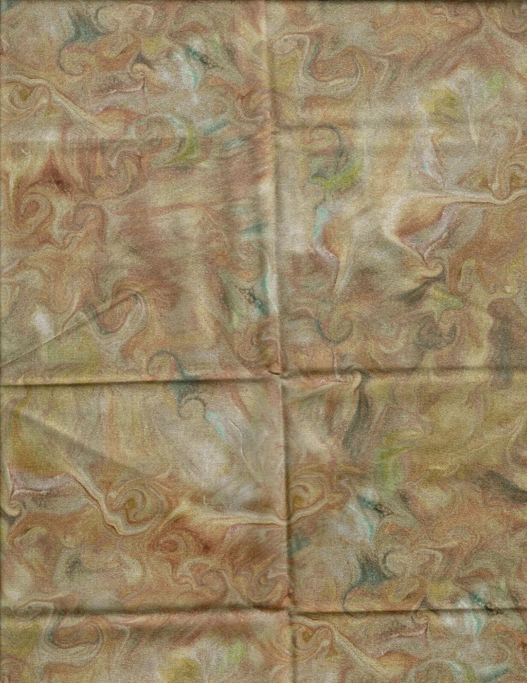 Tan Beige Print by QT Fabrics Ocllo Mason Blender Fabric  OOP 1 Fat Quarter - Image 1 of 1
