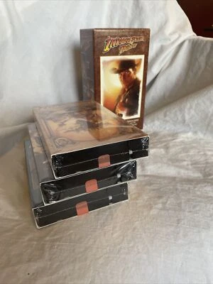 Indiana Jones Trilogy VHS 3-Tape BOX SET 1989 Harrison Ford, Sean Connery - Image 1 of 4
