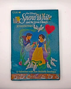 Cleo Valentines • Snow White Disney Cards • New Sealed Box - Picture 1 of 5