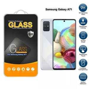 For Samsung Galaxy A71 Tempered Glass Phone Screen Protector - Picture 1 of 12