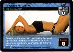 WWE: Precision Personified [Played] card type Mid-match Action Raw Deal Wrestlin - Picture 1 of 1