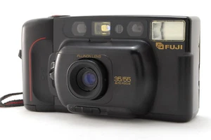 [MINT] Fuji Tele Cardia 160 Date Black Point & Shoot 35mm Film Camera From JAPAN - Picture 1 of 24