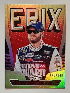 2018 Panini Certified NASCAR Racing Epix #E11 Dale Earnhardt Jr. Red #043/149