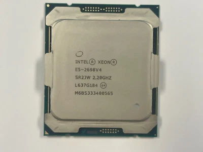 Intel Xeon E5-2698 v4 2.2GHz 50MB 20-Core 135W LGA2011-3 SR2JW Processor CPU - Image 1 of 3