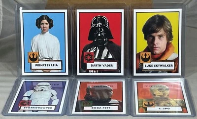2023 TOPPS Throwback Thursday Star Wars Set 1 -4 LEIA VADER LUKE BOBA YODA TANO - Image 1 of 4