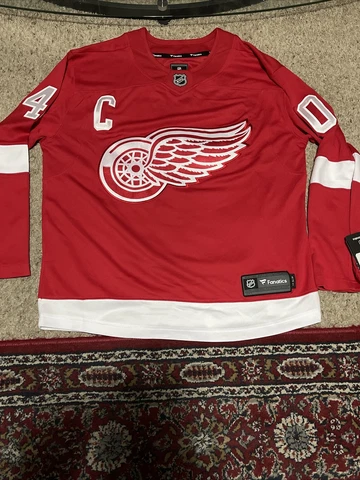 DETROIT RED WINGS NHL HOCKEY JERSEY AUTHENTIC REEBOK HENRIK ZETTERBERG #40 S/P Cover