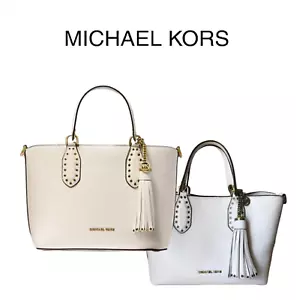 Michael Kors Brooklyn Small Pebbled Leather Satchel (2 color) - Picture 1 of 11