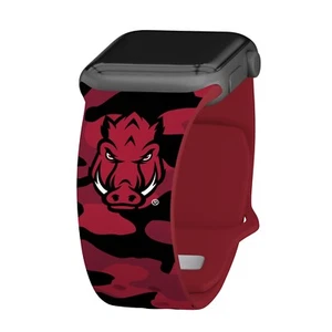 Affinity Bands Arkansas Razorbacks Camo HD Apple Watch Band - Picture 1 of 3