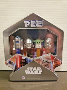 STAR WARS PEZ DISNEY Platinum Gift Tin 100 Years of Wonder 4 NEW 2023 Yoda Vader - Picture 1 of 3
