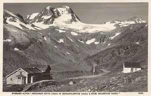 Österreich - Stubaier Alpen (T) Dresdner Hütte 2303m - M. Schaufelspitze 3333m - - Picture 1 of 2
