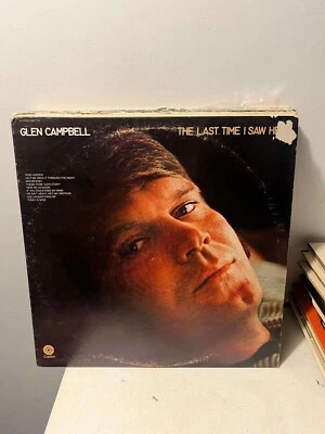 Glen Campbell – The Last Time I Saw Her Vintage 33rpm VG+ AB14 - Imagem 1 de 2