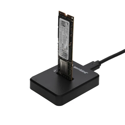 Gembird USB 3.1 Type C or A Desktop M.2 SSD Drive Docking Station - Image 1 of 4