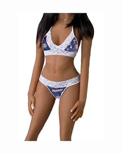 Minnesota Twins Lingerie Tie-Top, String or Thong Panty 2 - Sizes XS - LG - Picture 1 of 13