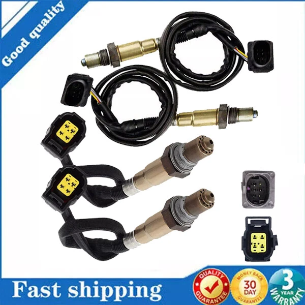 4X Sensor de oxígeno aguas arriba+aguas abajo para Mercedes-Benz GL450 SL550 ML63 AMG 2007-2012 Foto 1 de 4