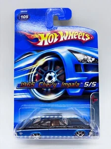 Hot Wheels 2005 First Edition 1965 Chevy Impala #105 Diecast Vehicle, Sealed - Picture 1 of 3